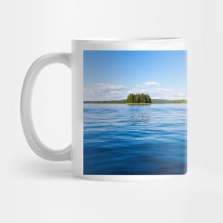 Finland lake scape at summer Mug